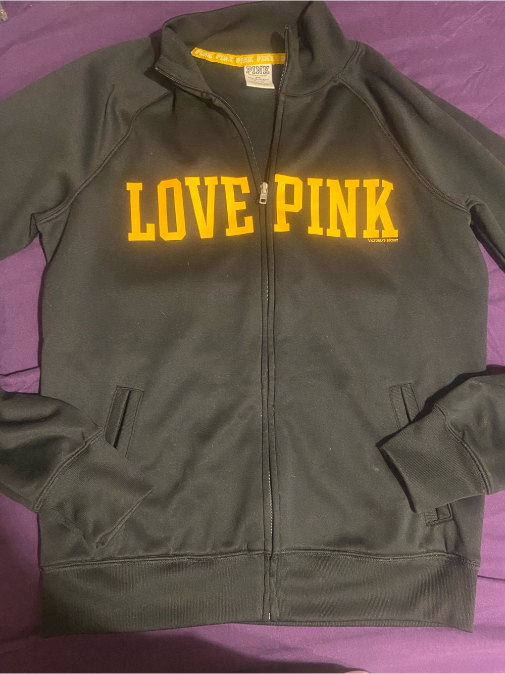 victoria secrets PINK zip up lightweight jacket